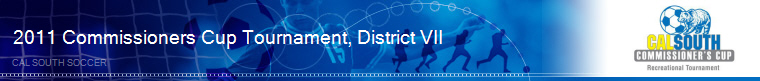 2011 Commissioner’s Cup Tournament, District VII banner
